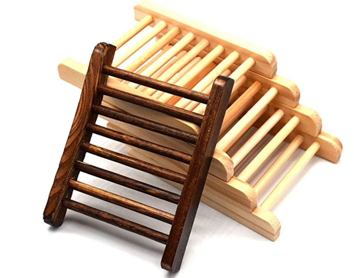 BAMBOO WOOD SOAP DISH